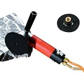 4" Air Wet Polisher Grinder, 4500 RPM Pneumatic Tool for Stone &amp; Concrete | 1/4" Inlet, Front Side Exhaust, Sander, Wet/Dry Use, Marble, Granite, Concrete, Smooth Finish, Polishing, Grinding