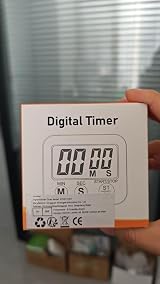 Houdian Digital Kitchen Timer with Magnetic Backing & Stand, Count Up/Down view 8