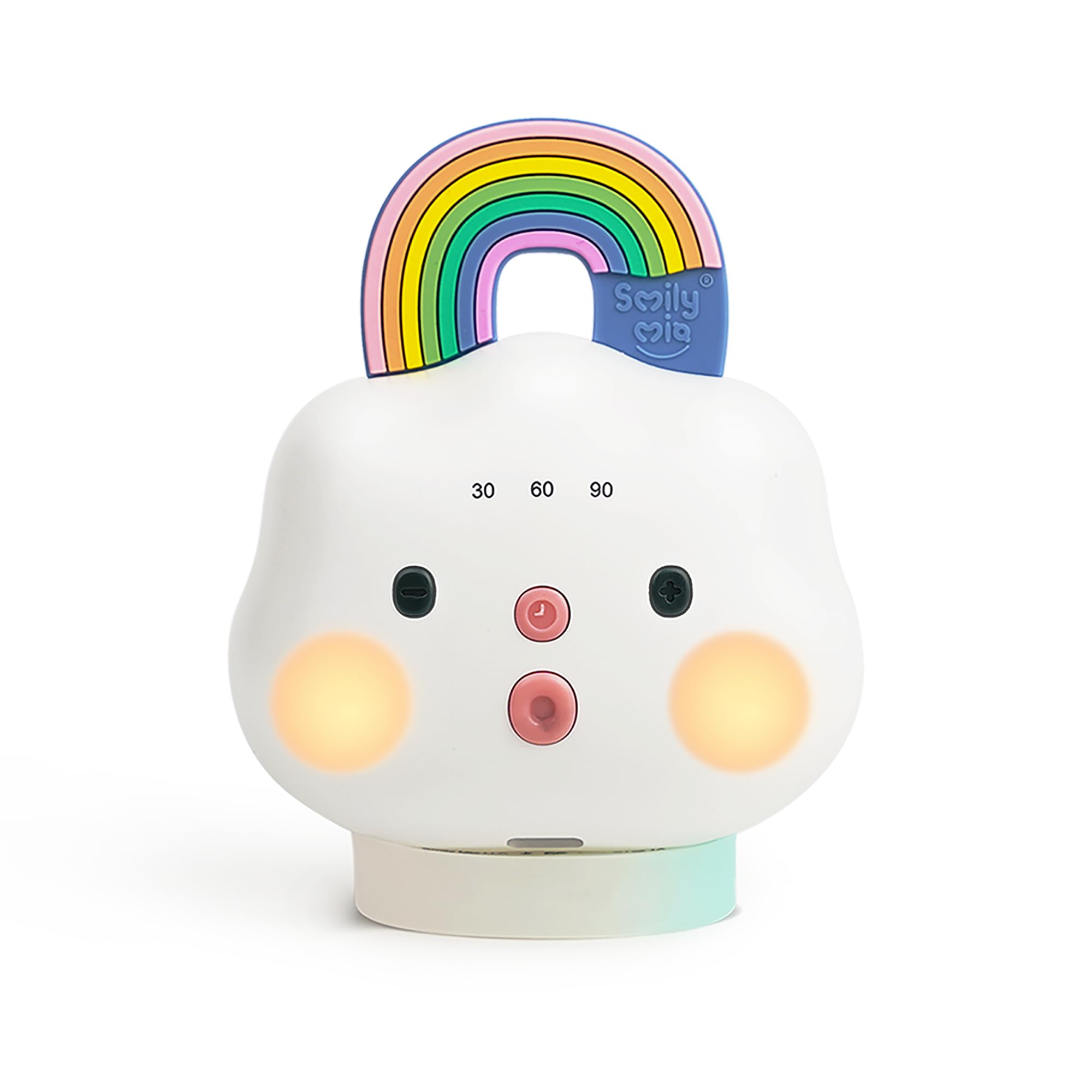 Photo 1 of Smily Mia Portable Sound Machine for Babies |White Noise Machine Baby| Sleep Soother |14 Soothing Sounds | Shush | Travel | Registry Gift | Baby Shower | New Born Essentials, Attach to Stroller/Crib