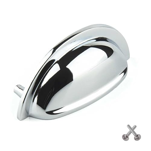 Polished Chrome Kitchen Furniture Cup Handle, Bedroom, cupboard door