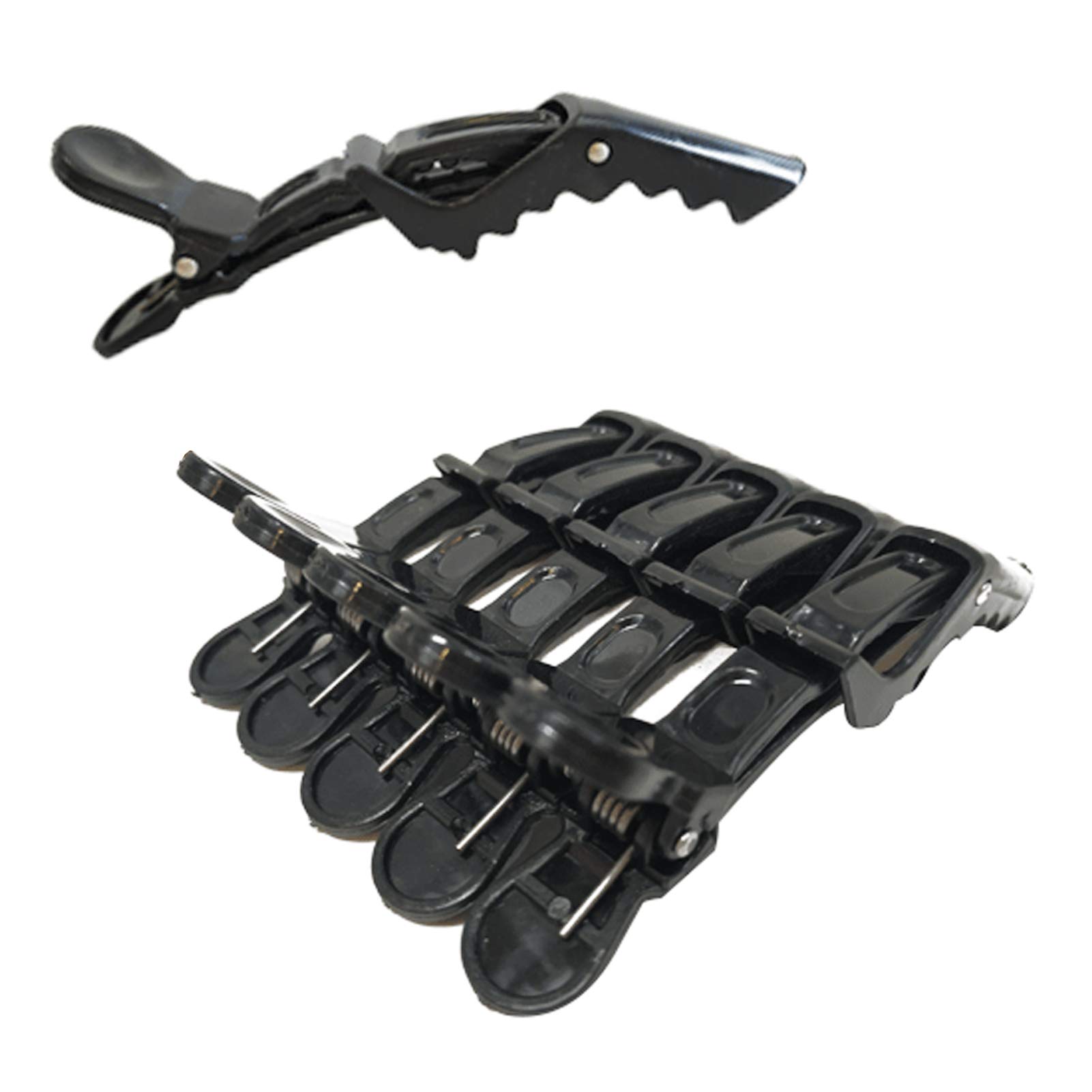 6 PCS Black Styling Hair Clips Duckbill Clip Hair Sectioning Plastic Alligator Hair Clip Accessory Hair Clip Salon Barber Hair Care