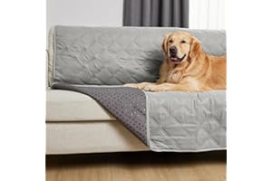 GORILLA GRIP Waterproof Dog Bed Cover 52x82, Pet Blanket for Furniture, Sofa, Couch, Crate, Car, Sofa Throw Essential for Cat