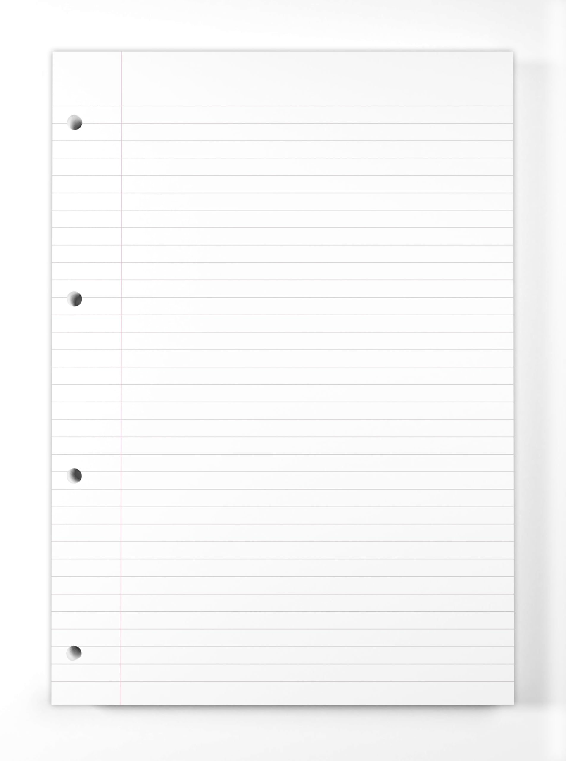 Silvine A4 Paper Pack - Lined with Margin (500 Leaves)