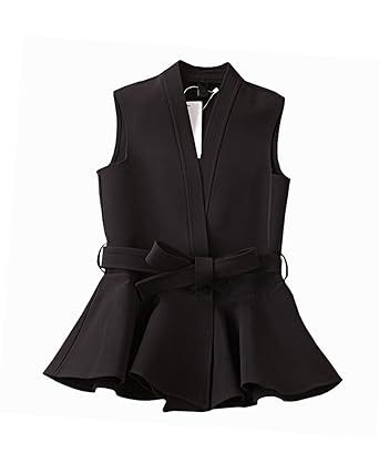 Amazon Aeneontrue レディース ベスト ショート丈 ノースリーブ