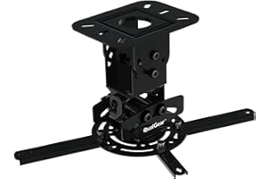 QualGear PRB-717-Blk Ceiling Mount Projector Accessory,Black Mount