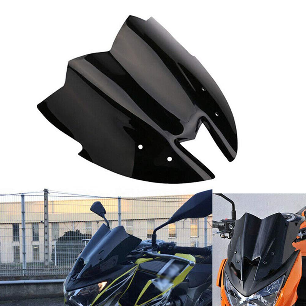 Pare-Brise Déflecteur Vent Pour Kawasaki Z900 2020-2024 - Noir ABS - Protection Moto