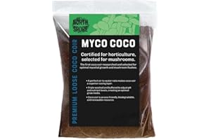 North Spore 'Myco Coco' Loose Coco Coir (5 lbs) | Monotub Casing Layer & Mushroom Substrate | Mushroom Growing Supplies