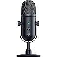 Razer Seiren V2 Pro USB Microphone for Streaming, Gaming, Recording, Podcasting on PC, Twitch, YouTube: High Pass Filter - Mic Monitoring and Gain Control - Built-in Shock Absorber and Mic Windsock