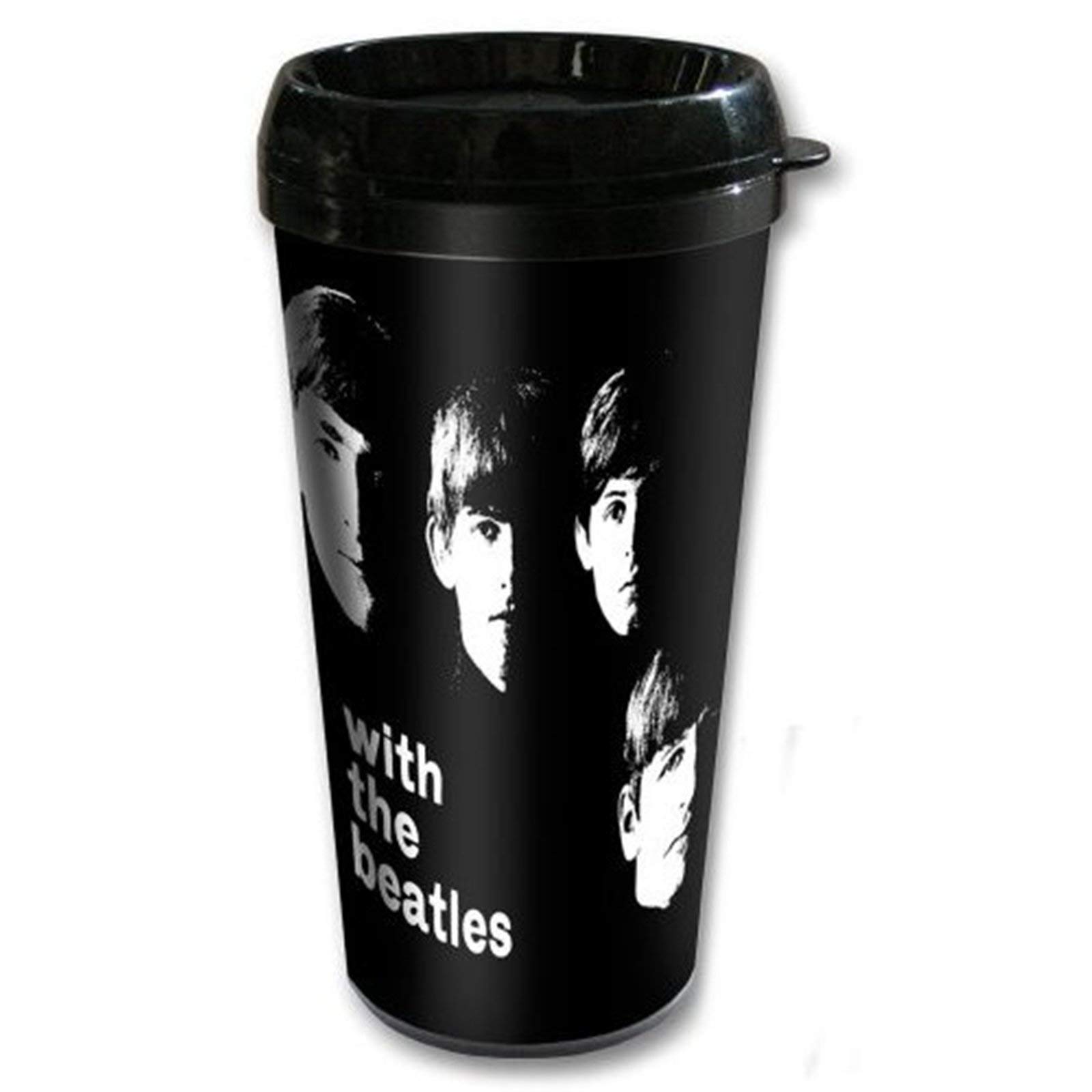 The Beatles Travel Mug: With The Beatles with Plastic Body