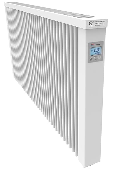 AeroFlow Elektroheizung MAXI 2450 mit Schamottekern app-ready FlexiSmart-Displayregler (Android + iOS) elektrische Zusatzheiz