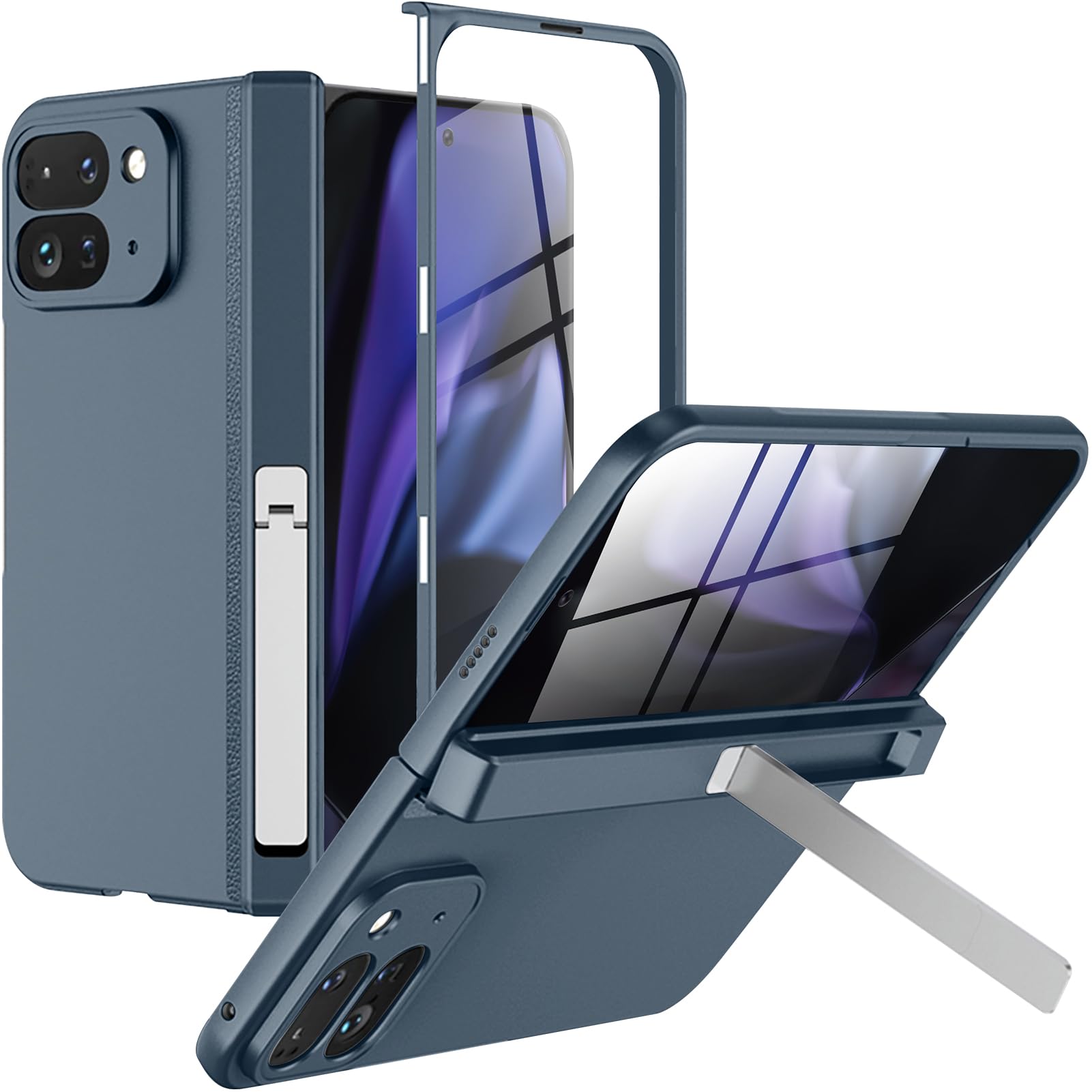 Photo 1 of Miimall Cases for Google Pixel Fold 2 Phone Case, [Kickstand & Magnetic Hinge Protection][All-Inclusive Protection] Anti Scratch Anti Drop Shockproof Phone Case for Google Pixel Fold 9 5g Case, Green