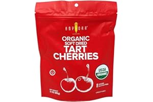 Amphora, Soft Dry Fruit Organic Cherries, 3 Ounce (Pack of 1)