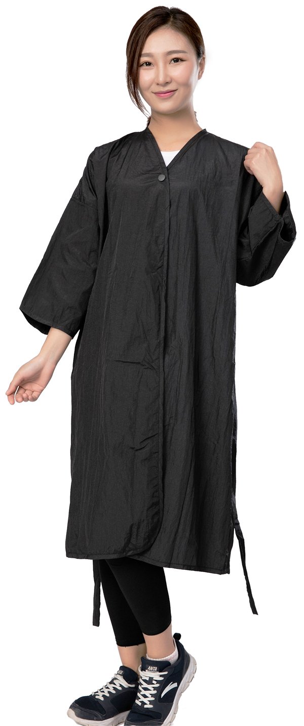 Salon Client Gown Robes Cape, Hair Salon Smock for Clients- Kimono Style, with Snap Closure : Beauty