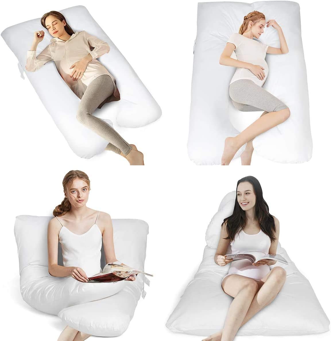 Moccha U Shaped Body Pillow for Expectant Mothers