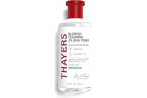 Thayers Blemish Clearing Salicylic Acid Toner, Acne Treatment Face Toner with 2% Salicylic Acid, Soothing and Non-Stripping Skin Care, 12 Fl Oz