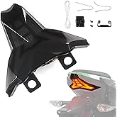 LUXEMOTO LED Tail Light For Kawasaki Ninja 400 2018-2024 Smoked | Integrated Running Brake &amp; Amber Turn Signal, Fit for ZX-6R Z400 Z1000 ZX-10R Accessories 2013-2025, IP67 Waterproof
