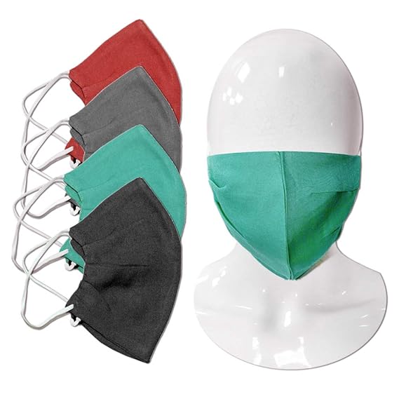 Cotton Unisex Anti-Pollution Cloth Mask- Assorted Colors