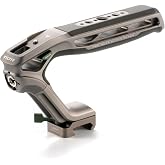 Tilta Xeno Top Handle for Filmmakers &amp; Cameras - Titanium Gray | Aluminum Alloy and Silicone Build | 1/4&Prime;-20 and 3/8&Prime;-16 Threads w/Locating Points | Safety Release Pin | Comfortable Handling (NATO)