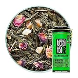 Tiesta Tea Fruity Pebbles, Strawberry Pineapple Green Tea, 4 Ounce Tin, Medium Caffeine, Loose Leaf Green Tea Slenderizer Blend, 50 Servings , 4 Ounce (Pack of 1)