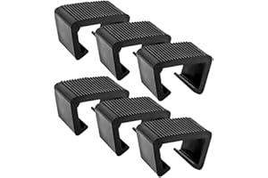RUBDARK 6 PCS Outdoor Furniture Clips, Sofa Wicker Sectional Patio Furniture Clips, Wicker Chair Fastener, Wicker Furniture Clamps Connectors, Connect Sectional Module Outdoor Couch Patio Furniture