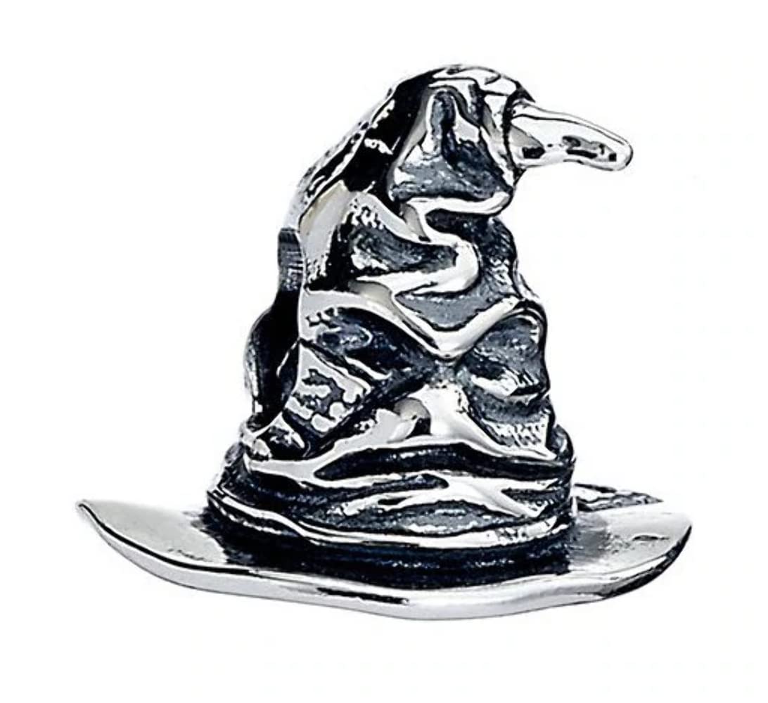 Official Harry Potter Sterling Silver Sorting Hat Bead Charm by The Carat Shop