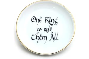 LENNY MUD One ring to Rule Them All ring dish with 22K gold accent, LOTR