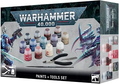 Games Workshop Warhammer 40,000 Paints + Tools Set
