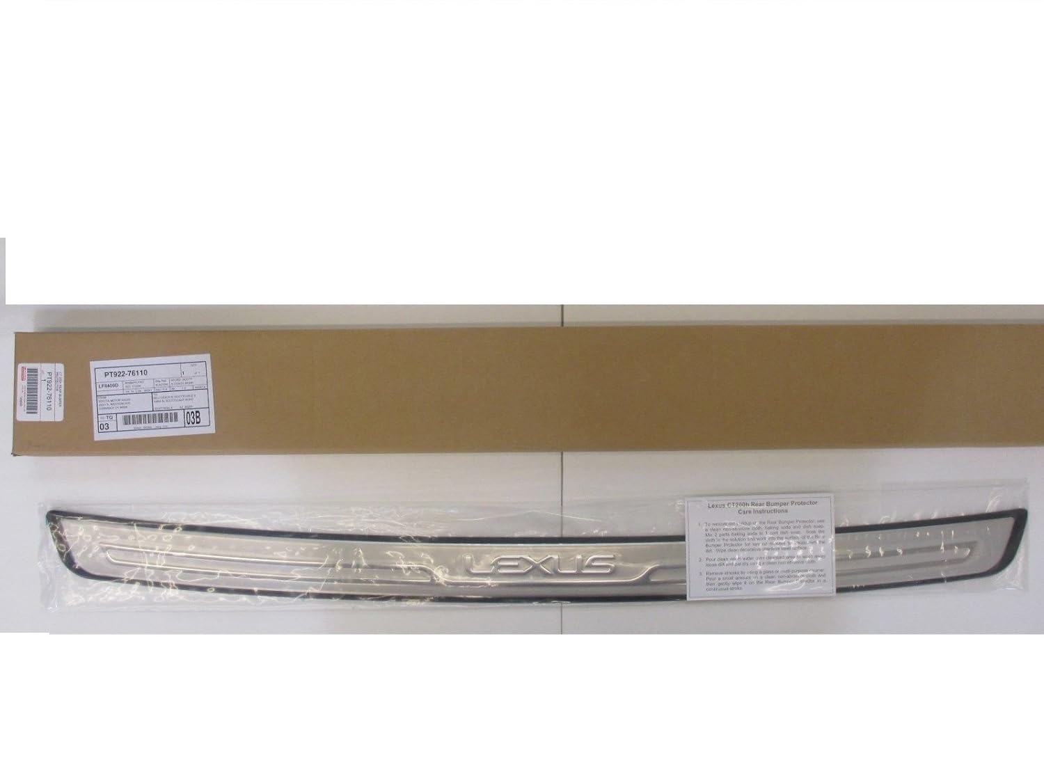 最新情報 Usレクサス直輸入純正品 Lexus Ct0h Lexus ロゴ入り リアバンパープロテクター リアバンパーガード B00cbr5mr6 全ての Hercik Pl
