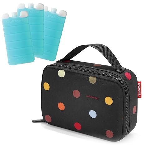 reisenthel thermocase Kühltasche plus 3x Mepal Kühlakku (dots)