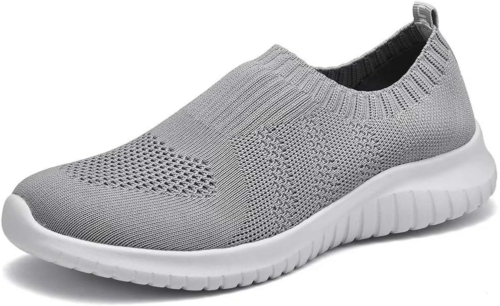Women's Sock Walking Shoes - Comfortable Mesh Slip on Easy Sneakers
