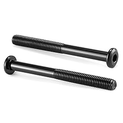 M6 x 80mm 10Pcs Flat Head Hex Socket Cap Screws
