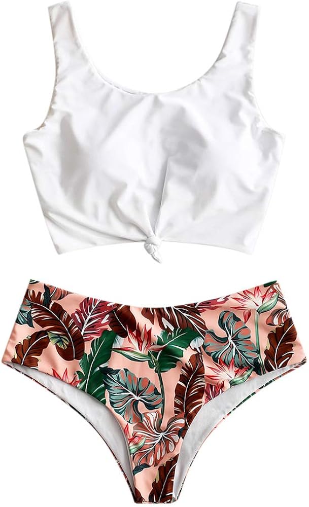 zaful scoop neck bikini