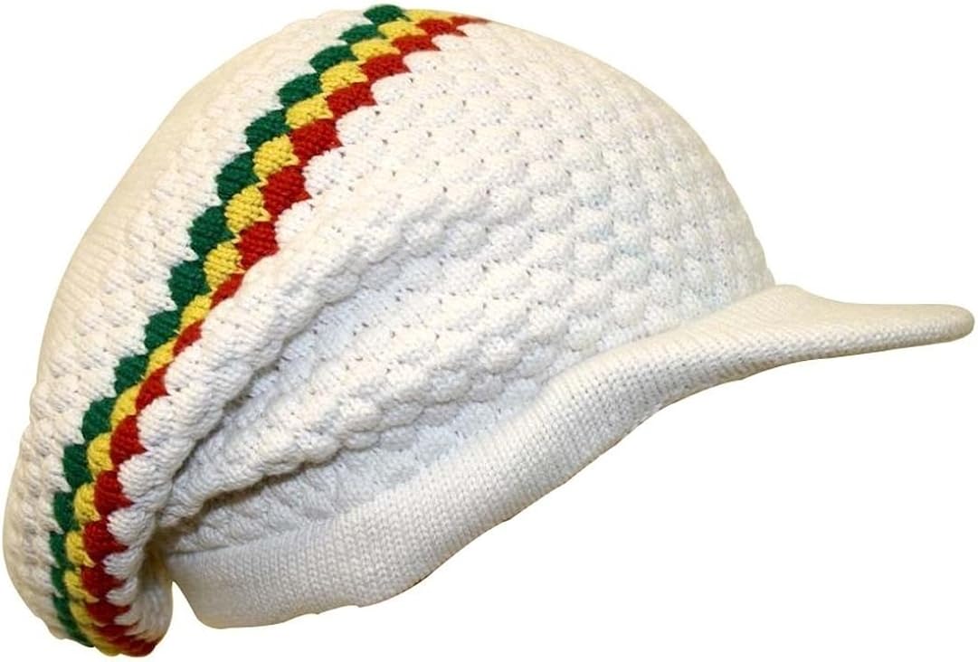 white cotton beanie hats