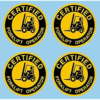 Certified Electrician Hard Hat Stickers – 2 Pack, 2 Inch, Black & White – By Sticker Dad