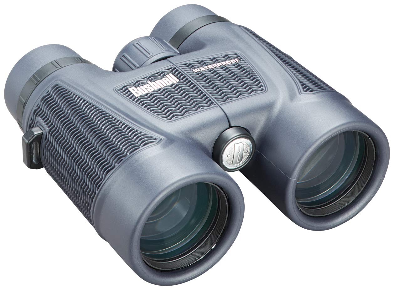 Bushnell - H2O - 8x42 - Black - Roof Prism - Water & Fog Proof - Twist Up Eyecups - Secure grip - Anti-slip Coating - Multi-Coated Lenses - Water Sports - 158042