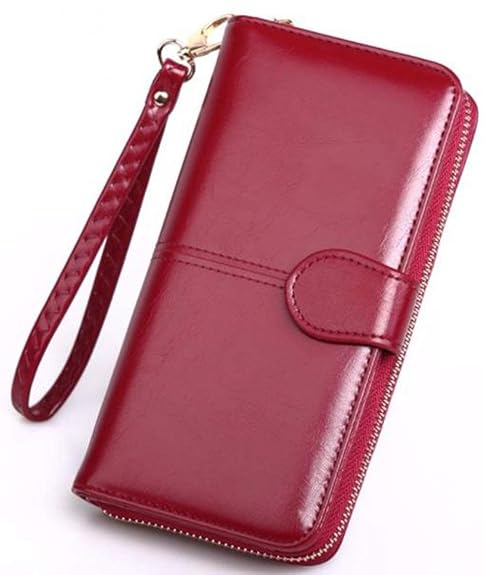 ladies purse with mobile holder