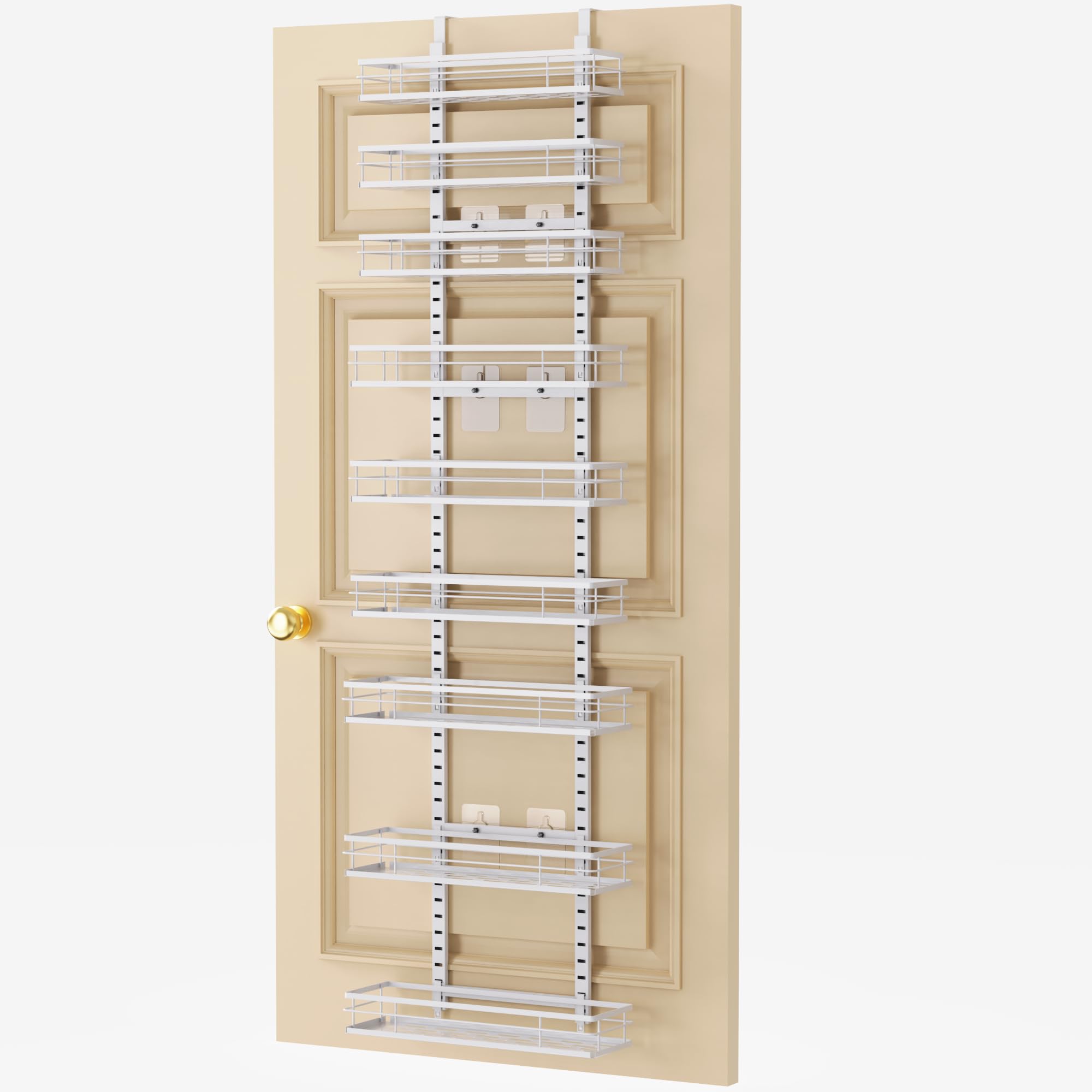 Photo 1 of masadi 9-Tier Over The Door Organizer Storage, Pantry Door Organizer, Hanging Shelf Behind Back Door Black Bathroom Closet Organization, Laundry Bedroom Room Rack Home & Kitchen Essentials