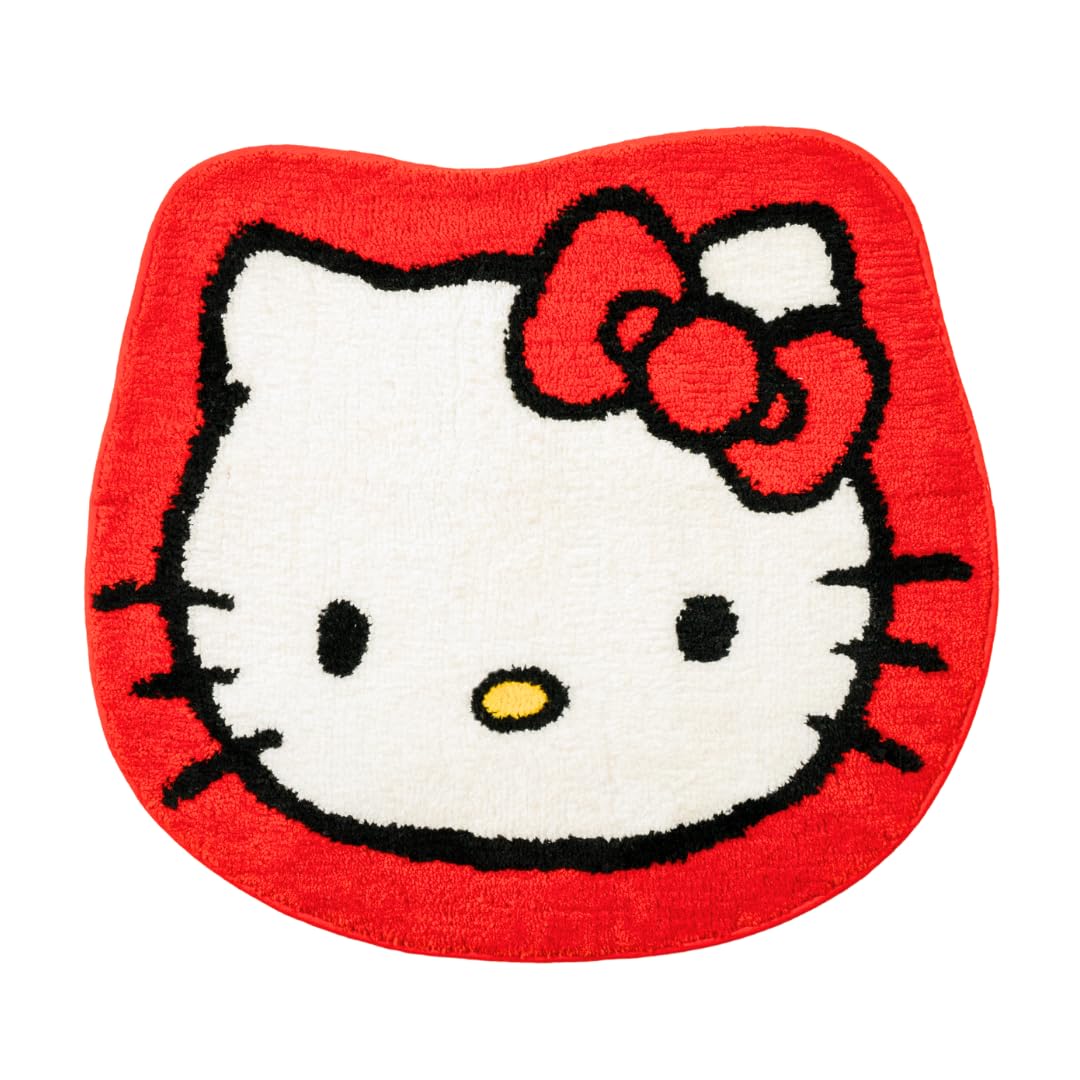 Franco Collectibles Hello Kitty Poly Knit Non Slip Plush Bathroom Mat Rug (Officially Licensed Product)
