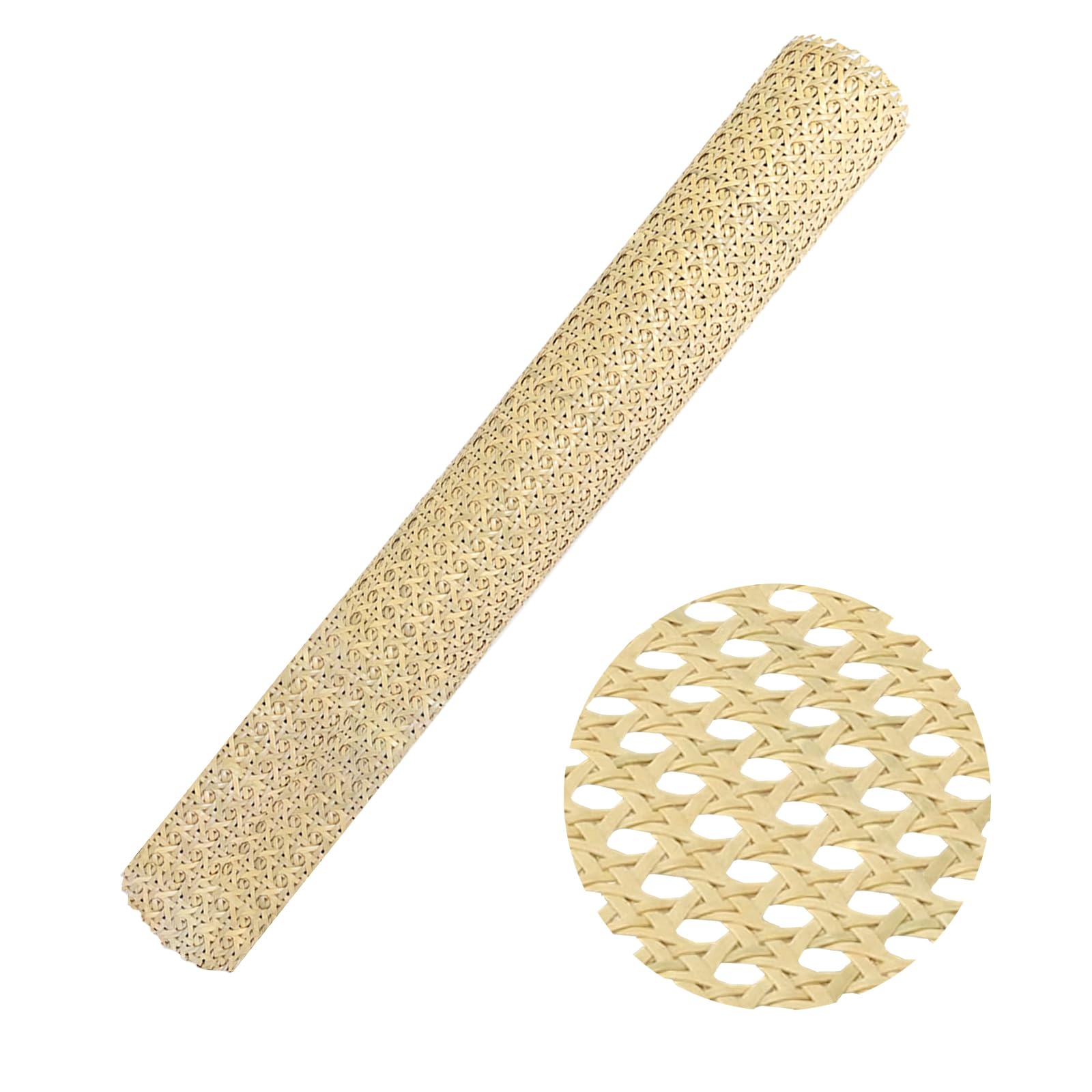 selliner Cane Webbing,3.3ft x 20inch Plastic Rattan Cane Webbing Roll for Caning Projects Star Anise Wide Rattan Sheet for DIY Crafts,Furniture, Cabinet, Ceiling, Chair — image 1