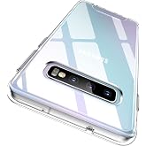 Rayboen for Samsung Galaxy S10+ Plus Case, Crystal Clear | Transparent, Hard PC Back, Flexible Silicone Edge, Anti-Scratch, Sleek Minimalist, Shockproof Protective, Slim Phone Cover