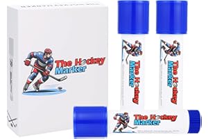 BiKontrun The Hockey Marker, Hockey Pucks Marking in Ice Hockey Training, Ice Hockey Accessories for Hockey Coach, Waterproof Oily Ice Markers for Hockey Rink, Good Helper for Ice Hockey Practice