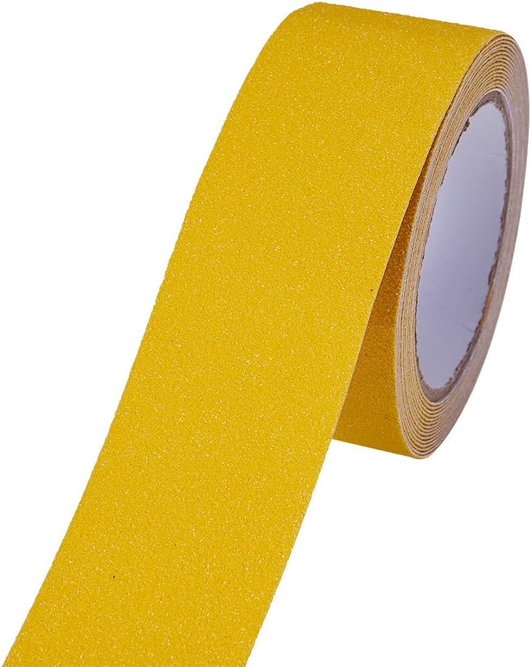 Yellow Safety Adhesive Sticker Grip Non Skid Tape Anti-Slip Adhesive Stickers Mat for Stairs Floor Stairway 5Mx5CM