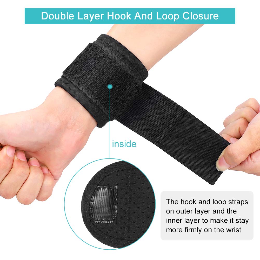 Breathable Wrist Band, Wrist Support Sleeve with Stretched Elastic Belt for Carpal Tunnel Syndrome Joint Pain, Arthritis - Image 4