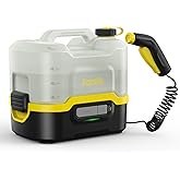 Fanttik NB8 Nano Portable Cordless Electric Sprayer w/2.1Gal Tank, Retractable Spray Head, 2600mAh Lithium Battery, IPX5, 72-98PSI, Portable Pressure Washer for Garden, Camping Shower and Pet Cleaning