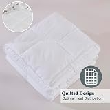 HIG 3 Pieces White Reversible Duvet Set 200x200cm OEKO-TEX 10.5 Tog view 5