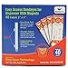 Fabric Adhesive Bandages Magnetic Dispenser: with Refill Kit, 50 Count, with One Hand Easy Access for Travel, Toiletries, First Aid Kits
