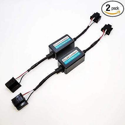 2X H4 9003 HB2 LED Headlight NO Error Warning Decoder Load Resistor Canbus