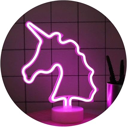 Amazon Led ネオン サイン ライト インテリア 雑貨 おしゃれ 看板 ネオン管 Usb充電 電池 照明 ネオンチューブ テーブルランプ ナイトランプ デコレーション アメリカ 北欧 カフェ かわいい プレゼント ユニコーン Luyuppd テーブルランプ 通販