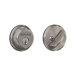 Schlage B60 N 619 Deadbolt, Keyed 1 Side, Highest