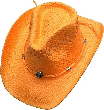 orange cowboy hat